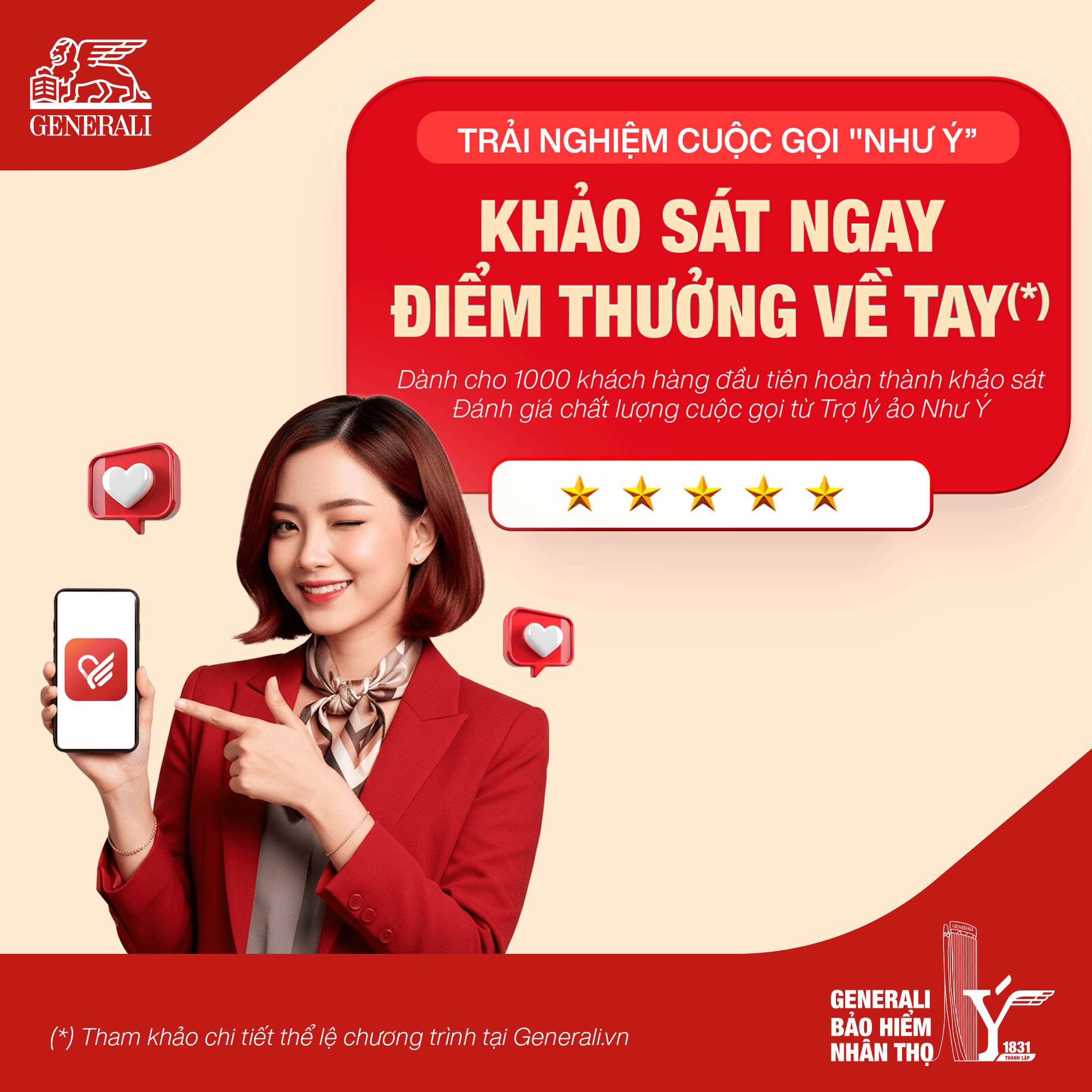 CHƯƠNG TRÌNH TRẢI NGHIỆM CUỘC GỌI “NHƯ Ý” KHẢO SÁT NGAY – ĐIỂM THƯỞNG VỀ TAY