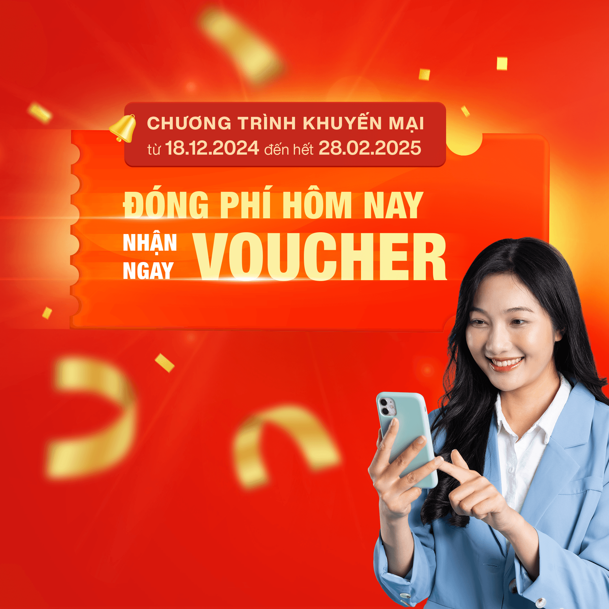 THỂ LỆ CHƯƠNG TRÌNH "ĐÓNG PHÍ HÔM NAY - NHẬN NGAY VOUCHER" - QUÝ 4