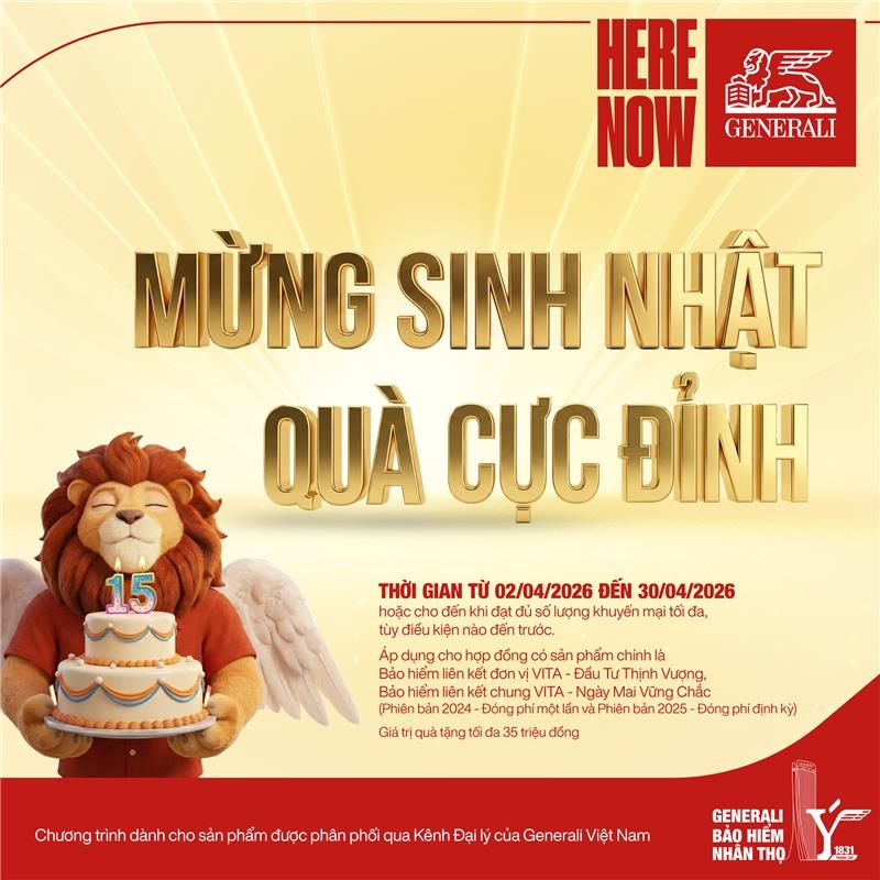 Chương trình khuyến mãi "Mừng Sinh Nhật - Quà Cực Đỉnh