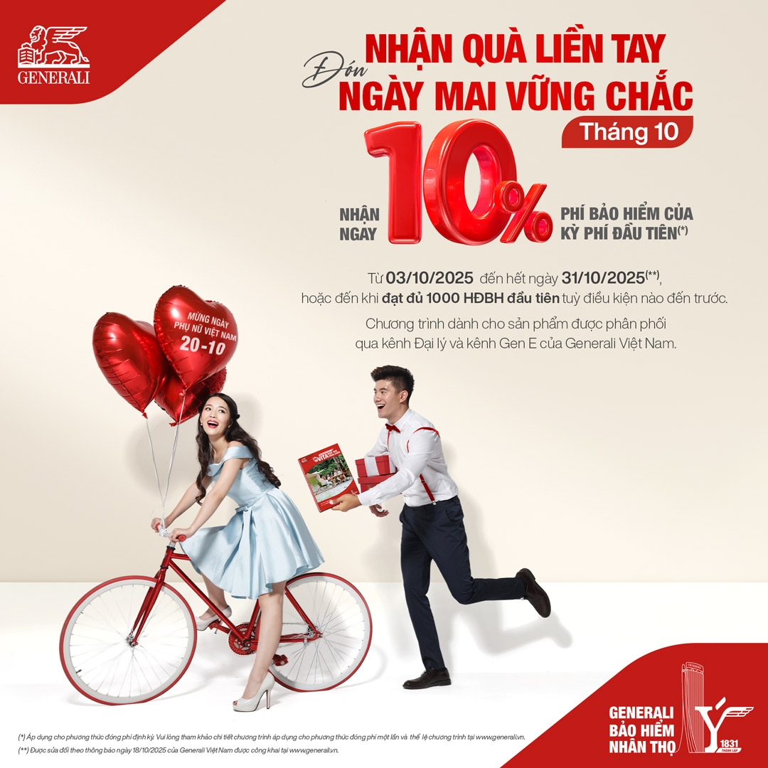 Chương trình khuyến mãi "Nhận Quà Khuyến Mãi, Đón Ngày Mai Vững Chắc"