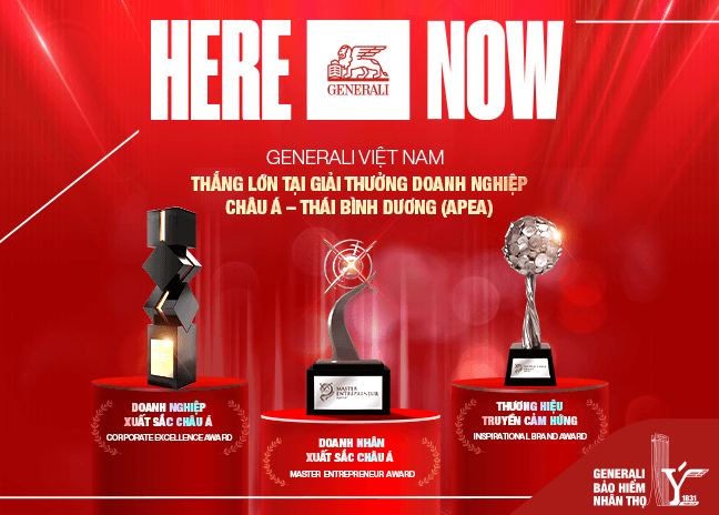 GENERALI VIỆT NAM LẬP “HAT-TRICK” 03 GIẢI THƯỞNG TẠI ASIA PACIFIC ENTERPRISE AWARDS 2025