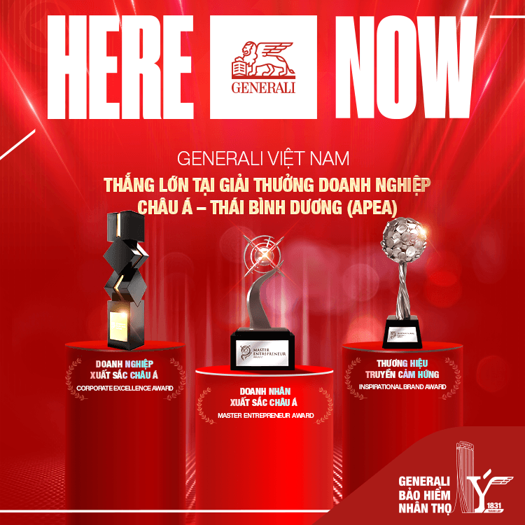 GENERALI VIỆT NAM LẬP “HAT-TRICK” 03 GIẢI THƯỞNG TẠI ASIA PACIFIC ENTERPRISE AWARDS 2025