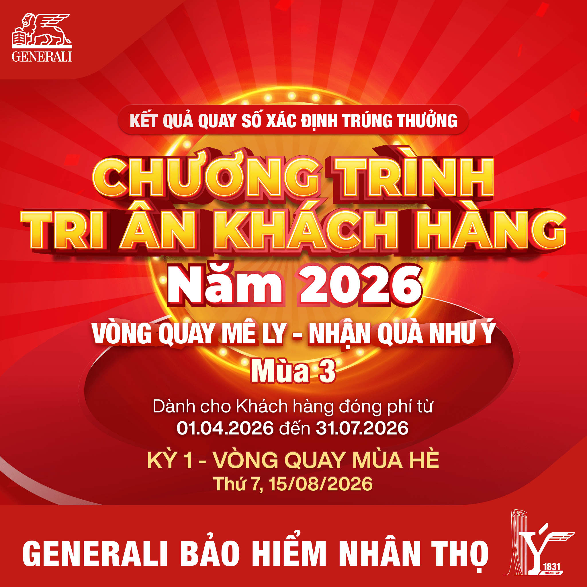“VÒNG QUAY MÊ LY – NHẬN QUÀ NHƯ Ý" (MÙA 3 - VÒNG QUAY MÙA HÈ)