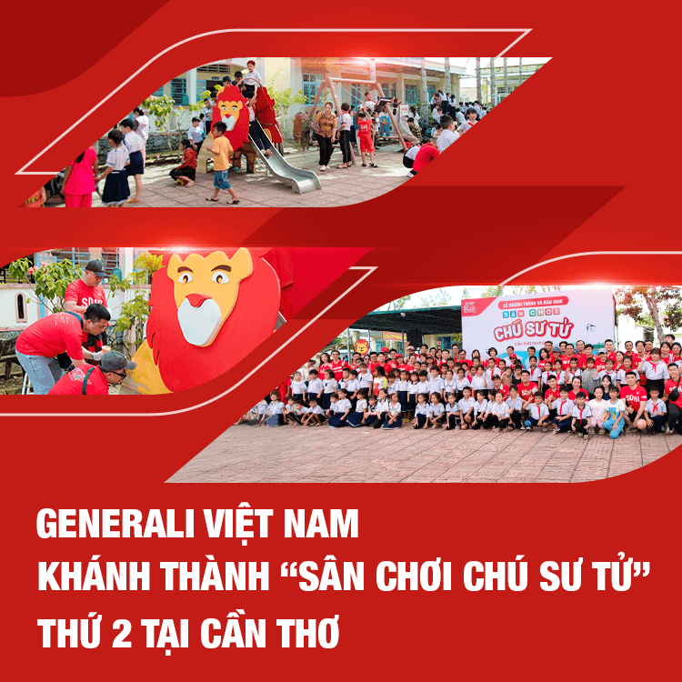 GENERALI VIỆT NAM KHÁNH THÀNH “SÂN CHƠI CHÚ SƯ TỬ” THỨ HAI
