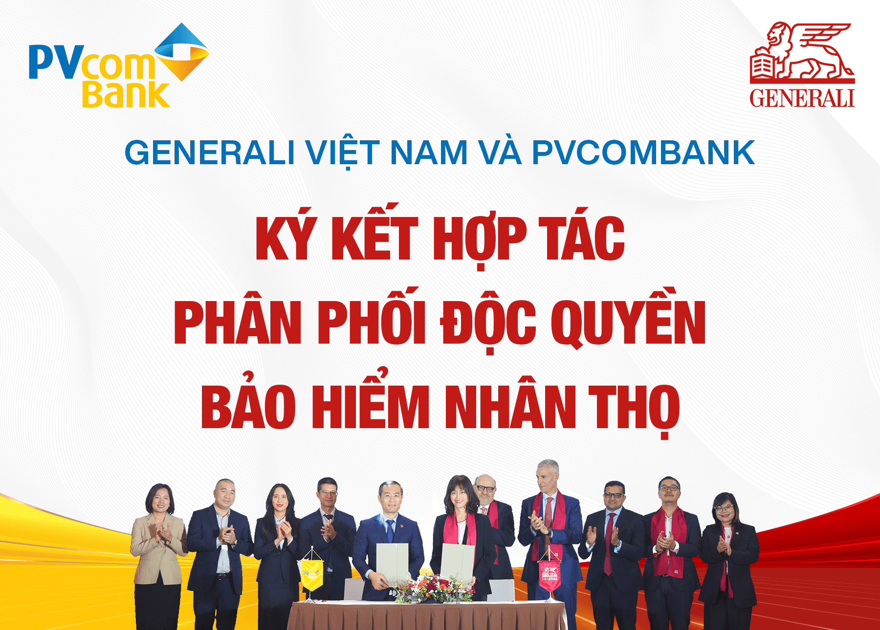 GENERALI VIỆT NAM VÀ PVCOMBANK KÝ KẾT HỢP TÁC PHÂN PHỐI ĐỘC QUYỀN BẢO HIỂM NHÂN THỌ