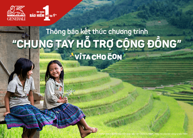 Generali thông báo chương trình “Chung tay hỗ trợ Cộng đồng”