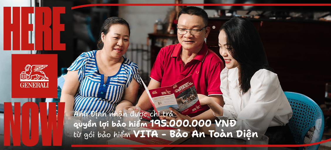 Anh Định nhận được chi trả quyền lợi bảo hiểm 195 triệu đồng từ gói bảo hiểm VITA - Bảo An Toàn Diện