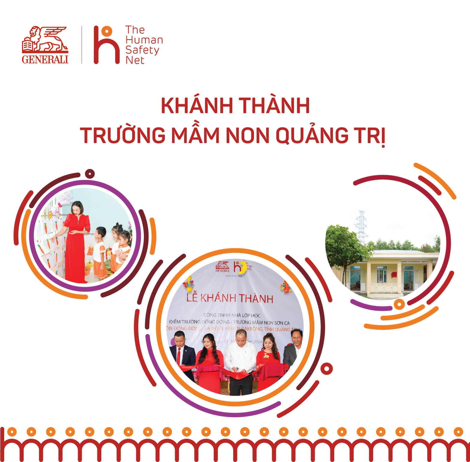 Generali Việt Nam và Quỹ BTTEVN khánh thành công trình lớp học, điểm trường Đồng Đờng, Đakrông, Quảng Trị