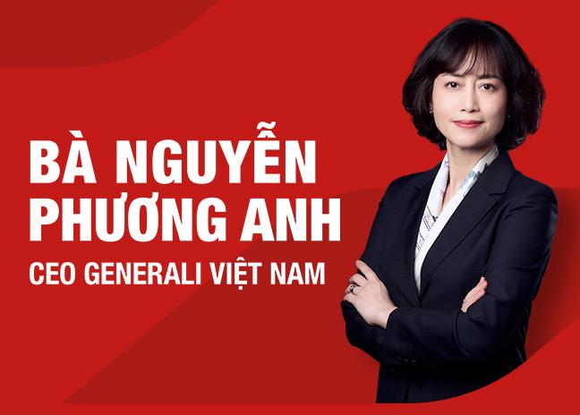 Tp. HCM - 16/10/2023, Công ty TNHH BHNT Generali Việt Nam (“Generali Việt Nam”) chính thức bổ nhiệm Bà Nguyễn Phương Anh vào vị trí Tổng Giám đốc*.